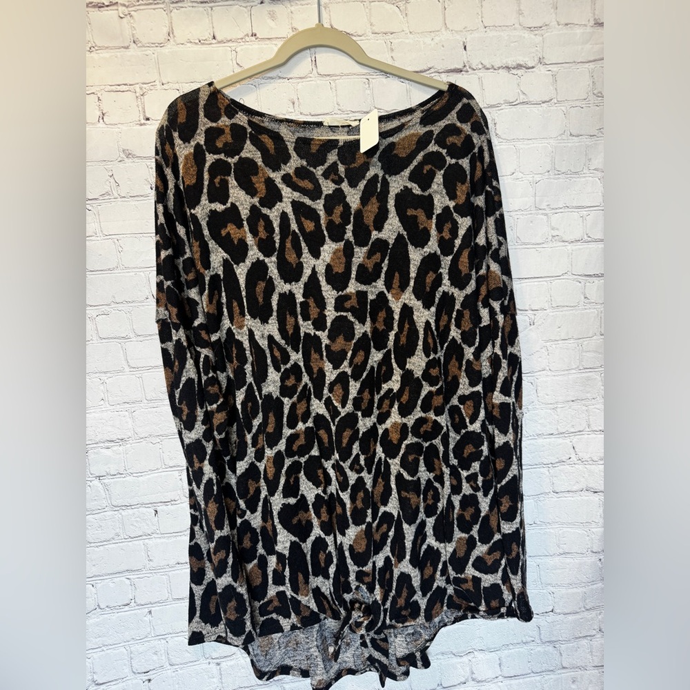 Leopard Print Sweater